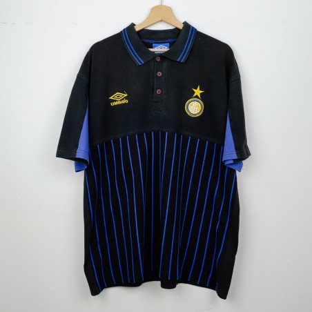 1991/1992 Inter Black Polo...