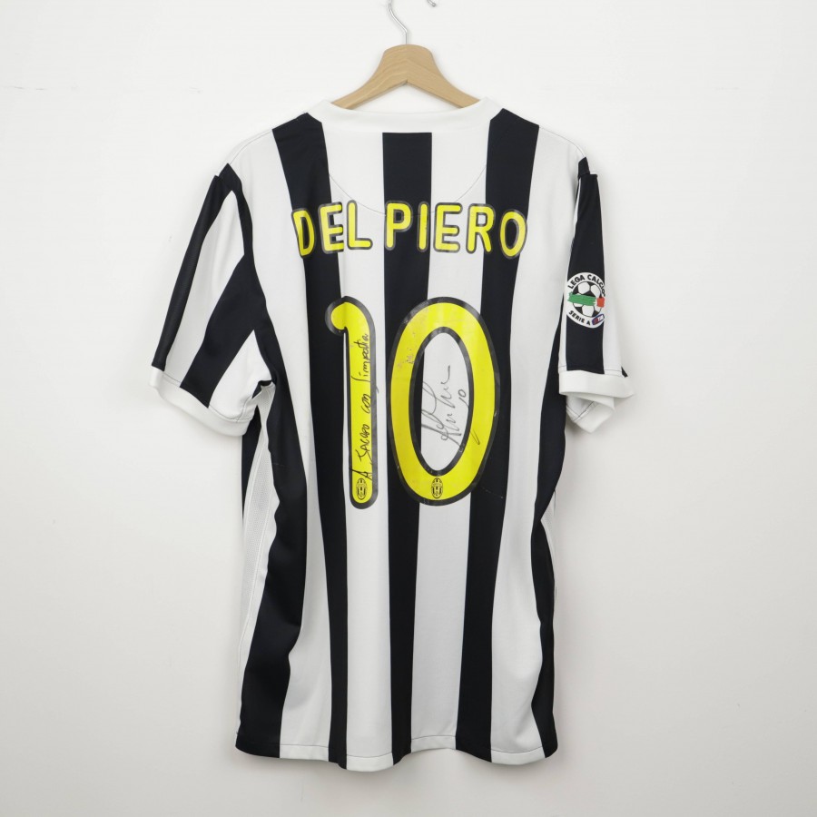 maglia Nike home juventus del piero 10 2009 2010 autografata