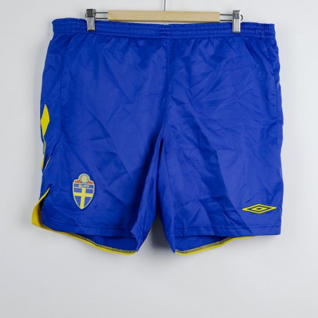 2008 Sweden Umbro Home Shorts