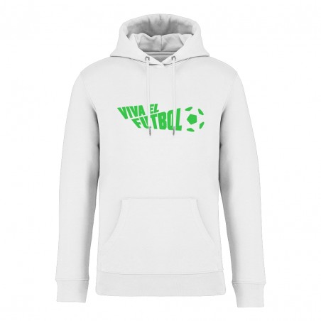 White Viva El Futbol hoodie