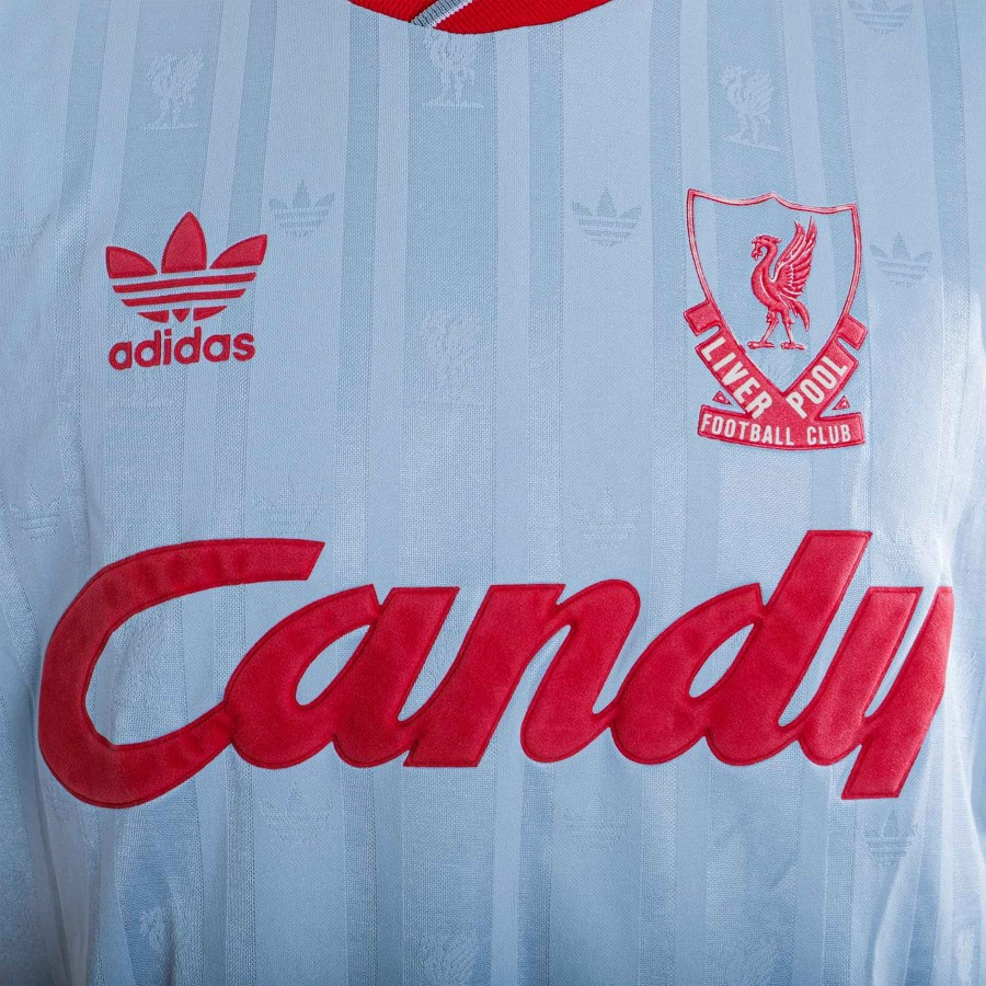 Liverpool Third football shirt 1988 - 1989. Sponsored by Candy