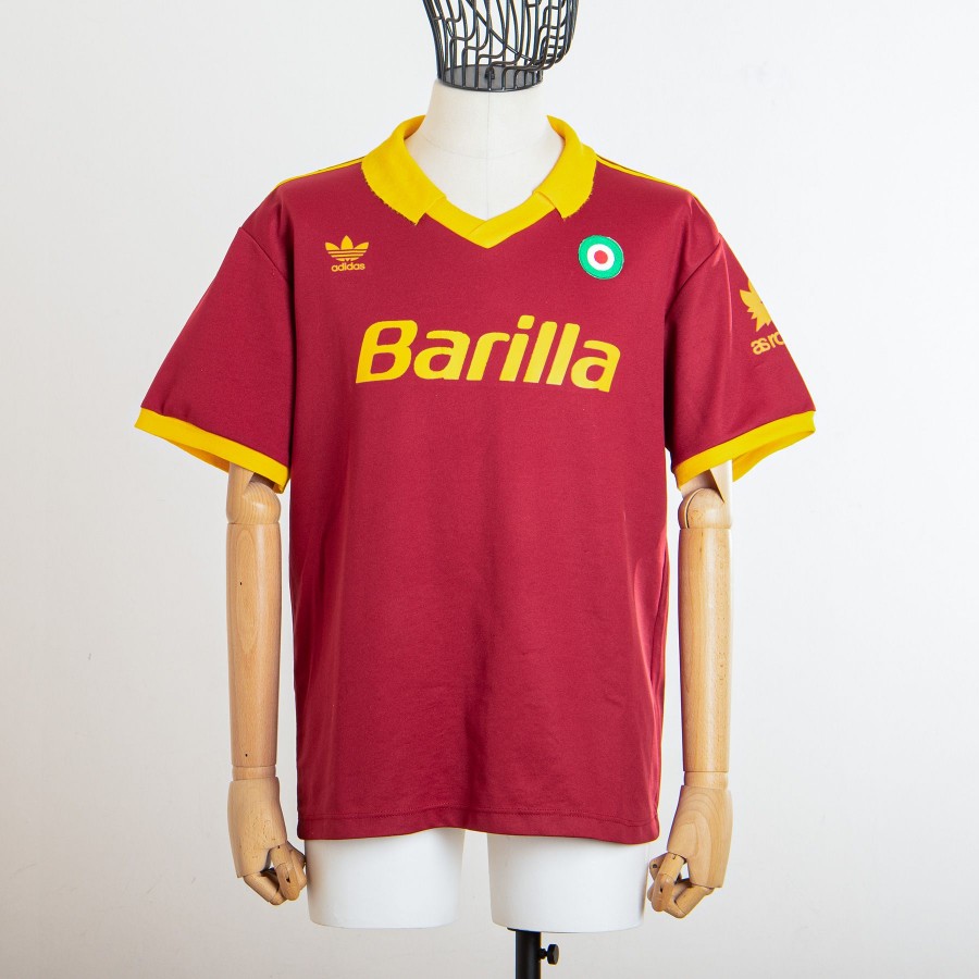 marioneta Notable Explicación maglia home roma adidas barilla 1991/1992 mc