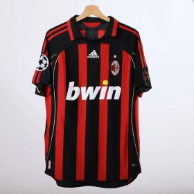 Beckham's AC Milan Match-Issue Shirt, Serie A 2008/09 - CharityStars