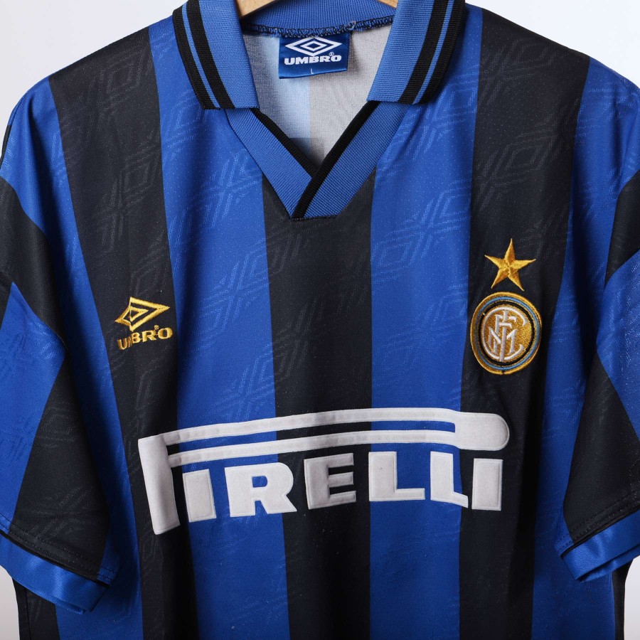 1995 1996 inter umbro home jersey r carlos 6