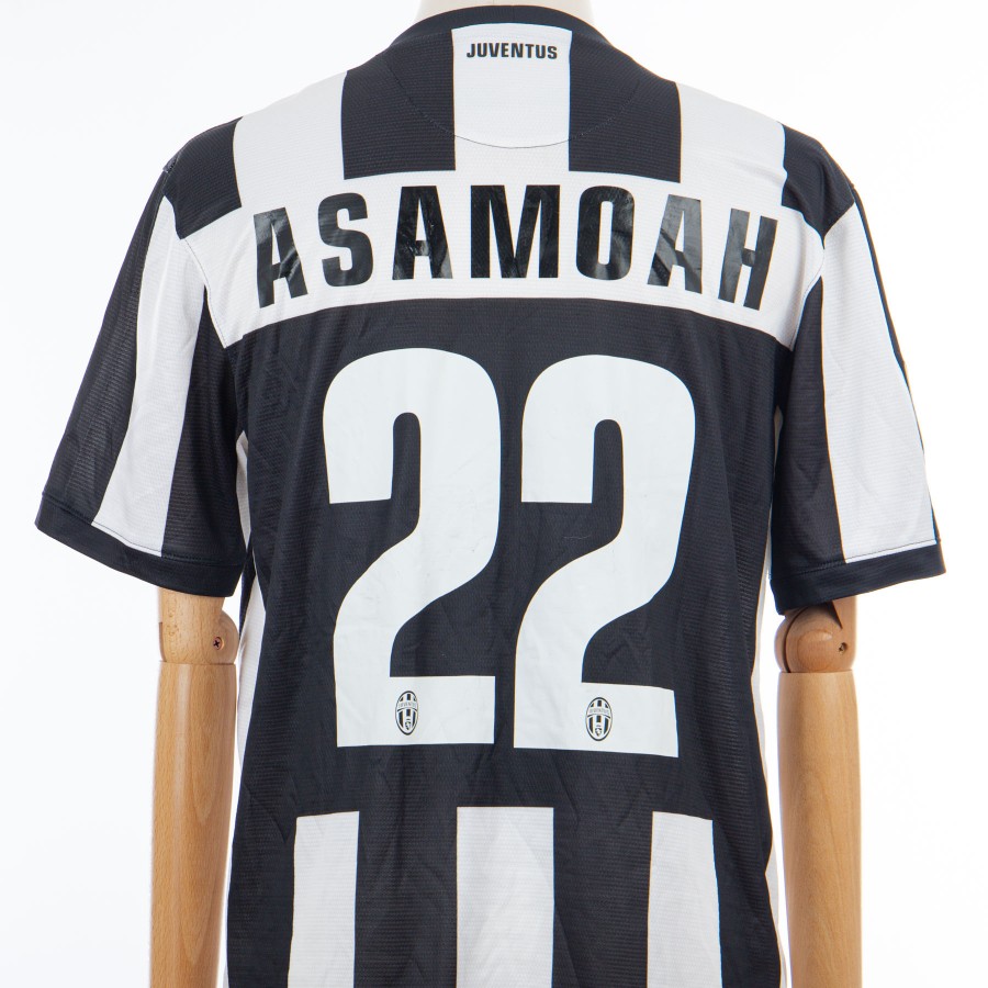Juventus No22 Asamoah Home Jersey