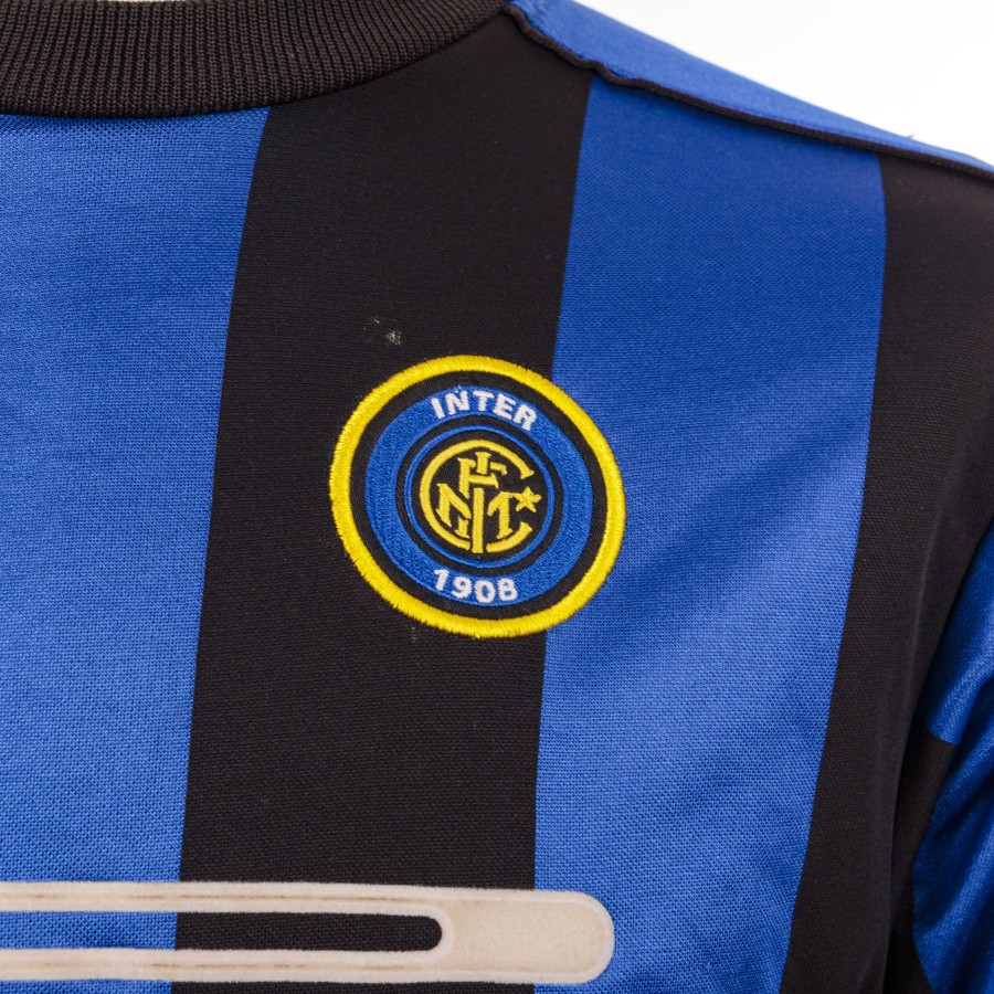 ITALIAN CALCIO INTER MILAN 1999-2000 COPPA ITALIA RUNNER-UP RONALDO 9 HOME  NIKE SHIRT MAGLIA SMALL SOLD OUT