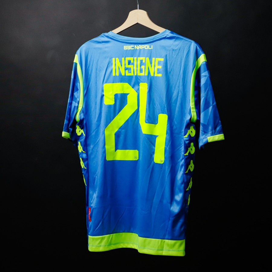 2018 2019 Napoli home Kappa Insigne 24 jersey