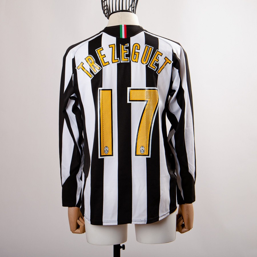 2005 2006 Juventus Nike Trezeguet 17 Home Jersey